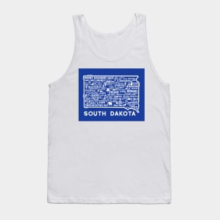 South Dakota Map Tank Top